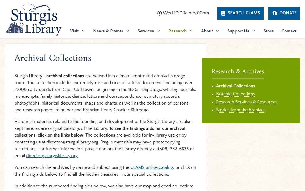 Barnstable city directory research through Sturgis Library finding aids